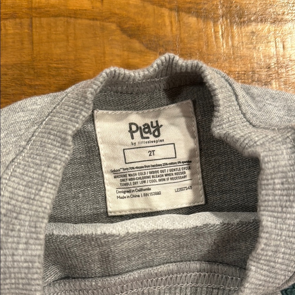 Little Sleepies Toddler Sweatshirt with Tree Design - Picture 2 of 10